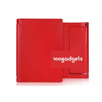 Чехол подставка с полной защитой корпуса серия Full Cover для Lenovo Yoga Tablet 2 8 Красный