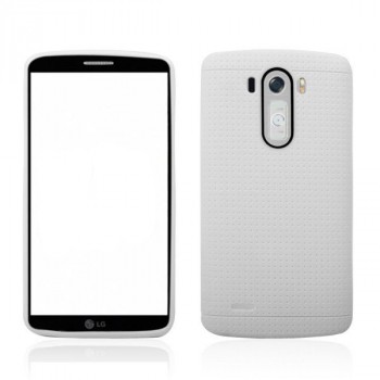 Чехол с точечной текстурой для LG Optimus G3 Белый