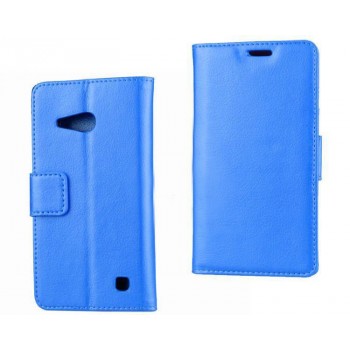 Чехол портмоне подставка с защелкой для Nokia Lumia 730/735 Синий