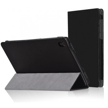 Чехол сегментарный подставка текстурный с рамочной защитой серия Full Cover для Lenovo Tab S8 Черный