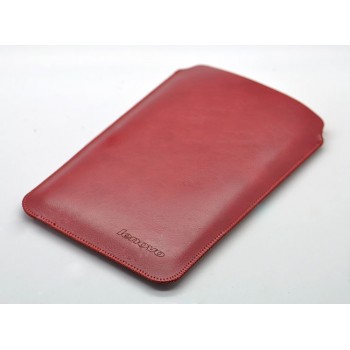 Кожаный мешок для Lenovo Tab S8 Красный