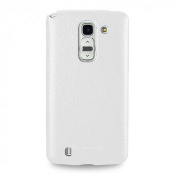 Чехол кожаная накладка BackCover для LG G Pro 2 Белый