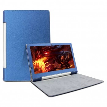 Чехол флип с рамочной защитой текстурный для Lenovo Yoga Tablet 2 Pro 13 Синий