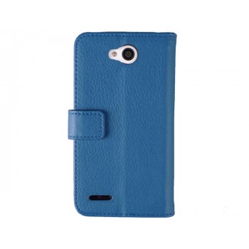 Чехол портмоне-подставка для LG L80 Синий