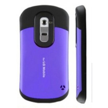Силиконовый чехол усиленной защиты для LG Optimus G2 Фиолетовый
