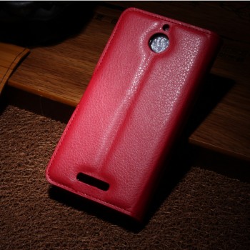 Чехол портмоне подставка с защелкой для HTC Desire 510 Красный