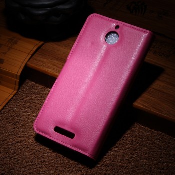 Чехол портмоне подставка с защелкой для HTC Desire 510 Пурпурный
