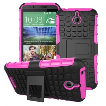 Силиконовый чехол экстрим защита для HTC Desire 510 Пурпурный