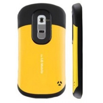 Силиконовый чехол усиленной защиты для LG Optimus G2 Желтый
