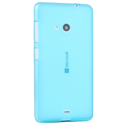 Силиконовый матовый полупрозрачный чехол для Microsoft Lumia 535