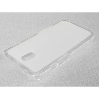 Силиконовый полупрозрачный чехол для HTC Desire 210 Белый