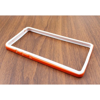 Силиконовый двухкомпонентный бампер для Xiaomi RedMi Note Оранжевый