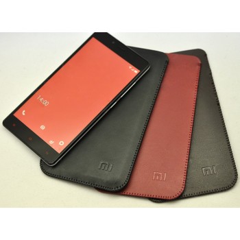 Кожаный мешок для Xiaomi RedMi Note
