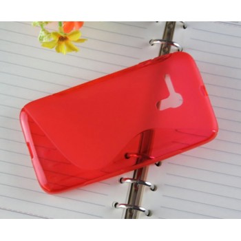 Силиконовый S чехол для Alcatel One Touch Pop D5 Красный