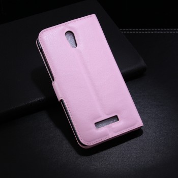 Чехол портмоне подставка с защелкой для Alcatel One Touch Pop S7 Розовый