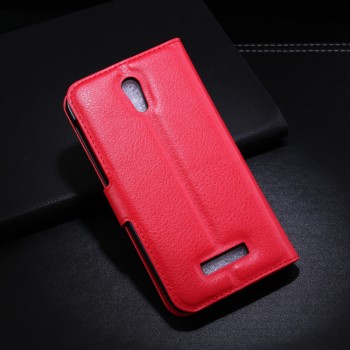 Чехол портмоне подставка с защелкой для Alcatel One Touch Pop S7 Красный