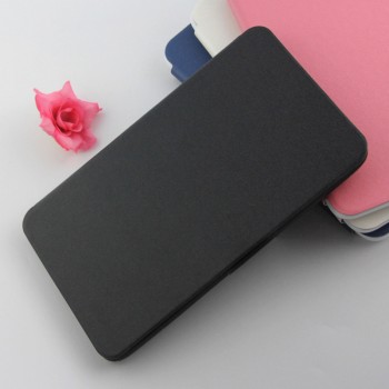 Чехол флип подставка текстурный на силиконовой основе и присоске для планшета Alcatel OneTouch POP 8 Черный