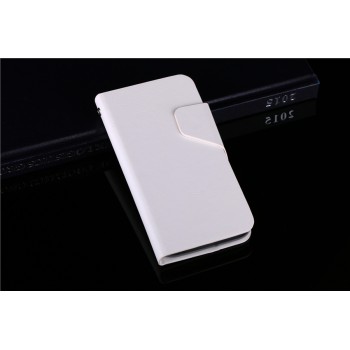 Чехол флип-подставка с отделением для карт для Alcatel One Touch Pop 2 (4.5) Белый