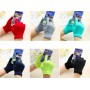 Осенние хлопковые-акриловые сенсорные (трехпальцевые) перчатки серия Color Xplosion