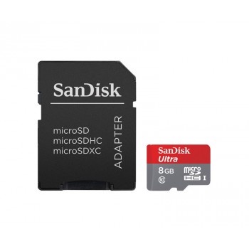 Карта памяти SanDisk Ultra MicroSDHC Class 10 8 Гб