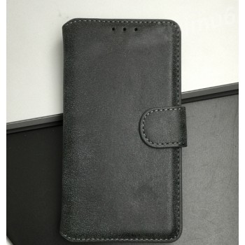 Чехол портмоне подставка с защелкой винтажный для Microsoft Lumia 535 Черный
