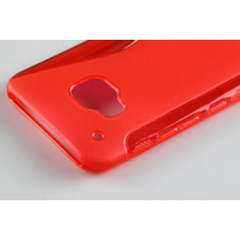 Силиконовый S чехол для HTC One M9 Красный