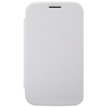 Чехол горизонтальная книжка на пластиковой основе для Blackberry Classic Белый