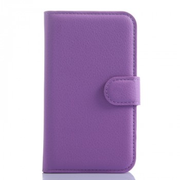 Чехол портмоне подставка с защелкой для Blackberry Classic Фиолетовый