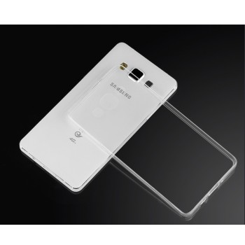 Силиконовый транспарентный чехол для Samsung Galaxy E7 Белый