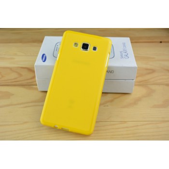 Силиконовый непрозрачный чехол для Samsung Galaxy A7 Желтый
