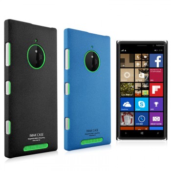 Пластиковый матовый чехол с повышенной шероховатостью для Nokia Lumia 830