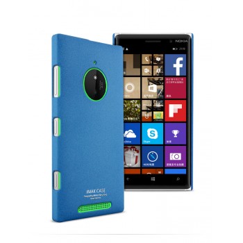 Пластиковый матовый чехол с повышенной шероховатостью для Nokia Lumia 830 Синий
