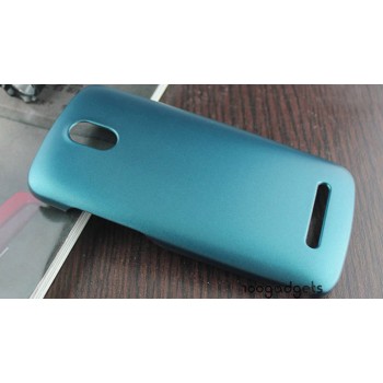 Пластиковый чехол серия Metallic для HTC Desire 500 Голубой