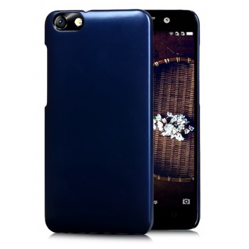 Пластиковый матовый чехол Металлик для Huawei Honor 4X Синий