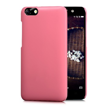 Пластиковый матовый чехол Металлик для Huawei Honor 4X Розовый