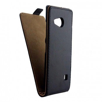 Чехол вертикальная книжка на пластиковой основе с магнитной застежкой для Nokia Lumia 730/735