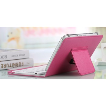 Текстурный универсальный чехол подставка на зажимах для Alcatel One Touch Hero 8 Пурпурный