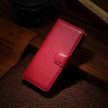 Чехол портмоне подставка с защелкой для Alcatel One Touch Idol Mini Красный