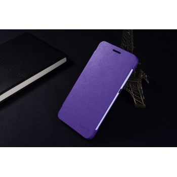 Чехол флип на пластиковой нескользящей основе с логотипом для Huawei Honor 4X Фиолетовый