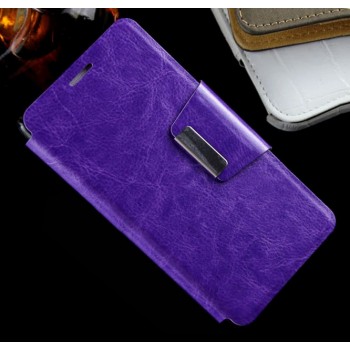 Чехол портмоне подставка с магнитной защелкой для ZTE Blade G Lux Фиолетовый