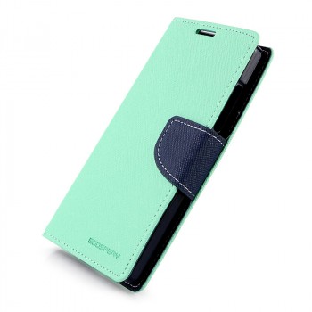 Дизайнерский чехол портмоне подставка с защелкой для Nokia XL Голубой