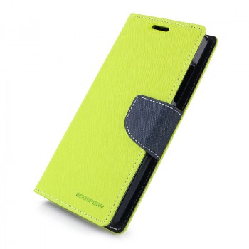 Дизайнерский чехол портмоне подставка с защелкой для Nokia XL Зеленый