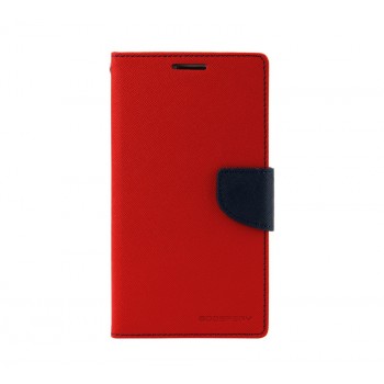 Дизайнерский чехол портмоне подставка с защелкой для ASUS Zenfone 5 Красный