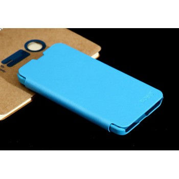 Чехол горизонтальная книжка для Nokia Lumia 630 Голубой