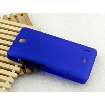 Пластиковый матовый чехол для Microsoft Lumia 430 Dual SIM Синий