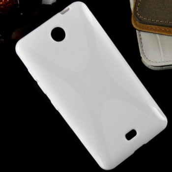 Силиконовый X чехол для Microsoft Lumia 430 Dual SIM Белый