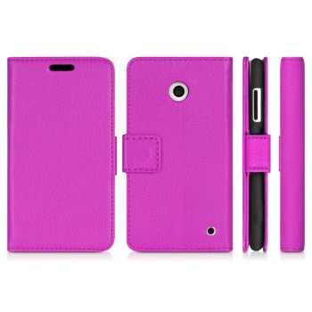 Чехол портмоне-подставка для Nokia Lumia 630 Фиолетовый
