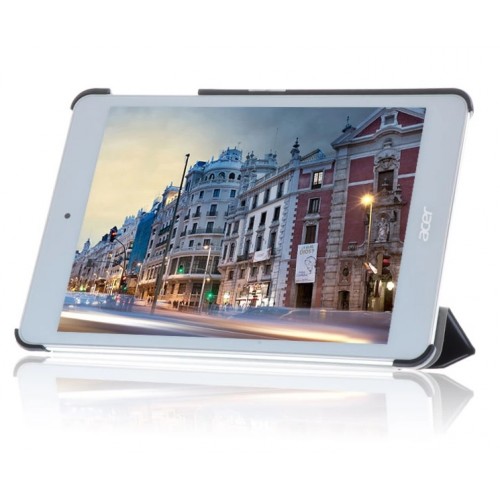 Чехол смарт флип подставка сегментарный на пластиковой основе для Acer Iconia Tab A1-830