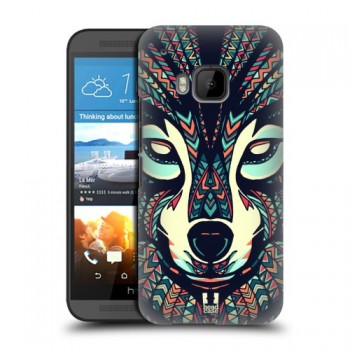 Пластиковый матовый дизайнерский чехол с эксклюзивной серией принтов Fauna Contrast для HTC One M9 (изготовление на заказ) 