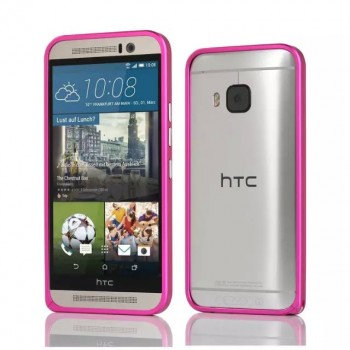 Металлический бампер для HTC One M9 Пурпурный